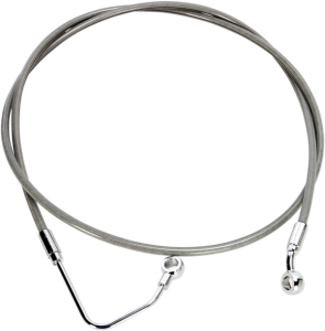 Xr Stainless Upper Brake Line Silver, Polished