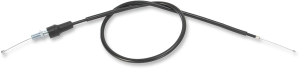 MOOSE RACING Black Vinyl Throttle Cable Black 