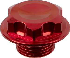 MOOSE RACING Steering Stem Nut Red 