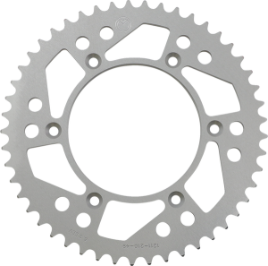 MOOSE RACING Rear Aluminum Sprocket Silver 