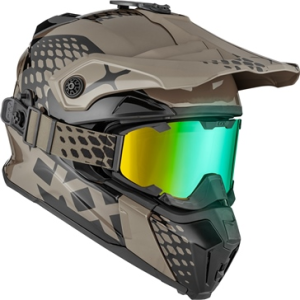 CKX Helmet + Goggles TITAN Viper Titanium M