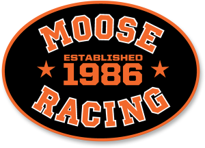 MOOSE RACING Moose Decal Black, Orange 