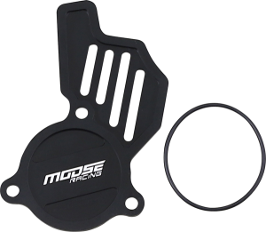 MOOSE RACING Machined Oil Pump Cover Black 