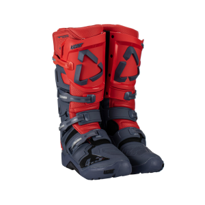 Cizme Leatt 4.5 Enduro Navy/Fluo Red