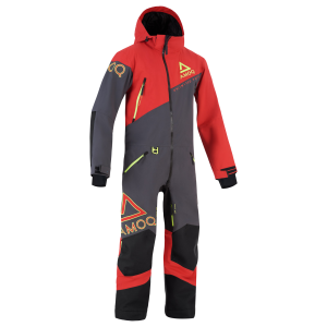 AMOQ Eclipse V2 Monosuit 20K Dk Grey/Red/HiVis XS