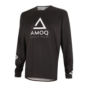 AMOQ Ascent Comp Jersey Black-White XS