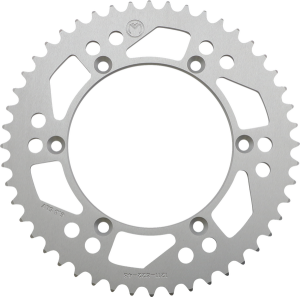 MOOSE RACING Rear Aluminum Sprocket Silver 