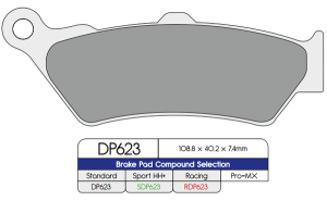 Rdp Race Pads/x-race Titanium Pads