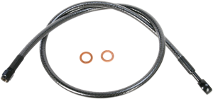 Designer Series Dot Abs-specific Upper Brake Line Kit Black, Black Pearl