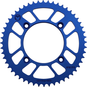 MOOSE RACING Rear Aluminum Sprocket Blue 