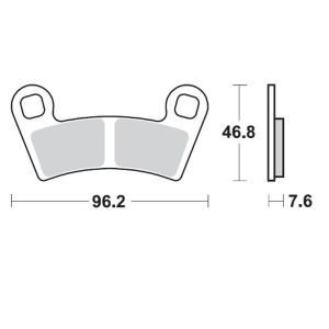 Nitro Atv Brake Pads