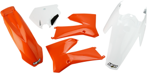 Full Body Replacement Plastic Kit Orange, White