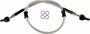 MOOSE RACING Stainless Steel Braided Brake Line 