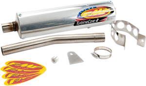 Universal Spark Arrestor Silencer Silver