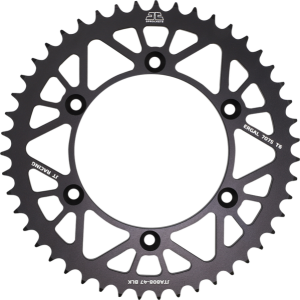 JT SPROCKETS Racelite Aluminum Rear Sprocket Black 