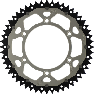 MOOSE RACING Dual Sprocket Silver 