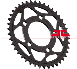 JT SPROCKETS Steel Rear Sprocket Black 