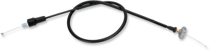 MOOSE RACING Black Vinyl Throttle Cable Black 