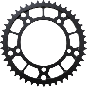 MOOSE RACING Steel Rear Sprocket Black, Zinc Plated 