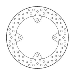 Halo Series Fixed Rotor Polished Steel, Silver, Stainless Steel