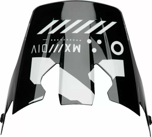 THOR Reflex Sport Helmet Visor Black, White 