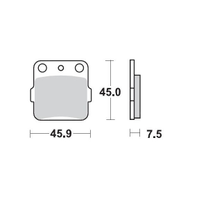 Racing Gp Sinderpro Offroad Brake Pads