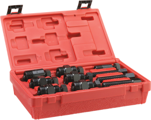 MOOSE RACING Metric Flywheel Puller Set Black, Red 