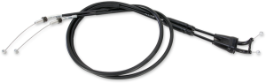 MOOSE RACING Black Vinyl Throttle Cable Black 