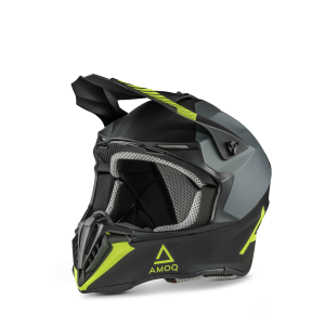 AMOQ Airframe Helmet Black/Gray/HiVis XS