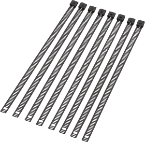 MOOSE RACING Ladder-style Cable Tie Black, Powder-coated 