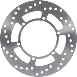 Contour Fixed Brake Rotor Silver, Stainless Steel