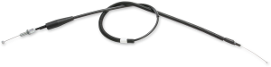 MOOSE RACING Black Vinyl Throttle Cable Black 