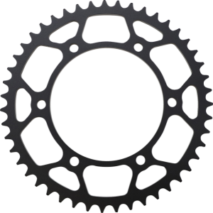 MOOSE RACING Steel Rear Sprocket Black, Zinc Plated 