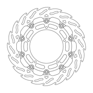 Flame Series Rotor Race Black, Steel