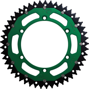 MOOSE RACING Dual Sprocket Green 