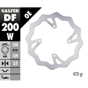 Disc frana fata Kawasaki KX 125 Galfer Fixed