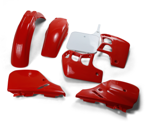 Full Body Replacement Plastic Kit Red, White