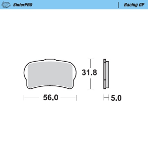 Racing Gp Sinderpro Offroad Brake Pads