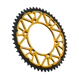 JT SPROCKETS Twinstar Steel-aluminum Hybrid Sprocket Black, Gold 