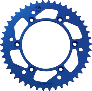 MOOSE RACING Rear Aluminum Sprocket Blue 