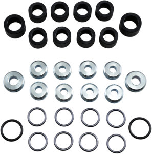 MOOSE RACING Rear Suspension Bushing Kit Black, Chrome 