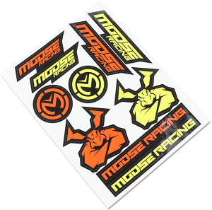 MOOSE RACING S2 Decal Orange, Yellow 