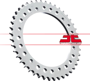 JT SPROCKETS Steel Rear Sprocket Natural 