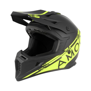 AMOQ Meteor V2 Helmet Black/HiVis XS