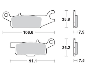 Racing Brake Pads Atv