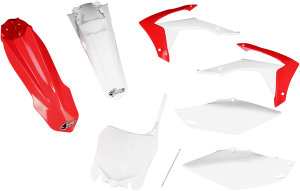 Full Body Replacement Plastic Kit Red, White