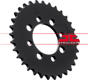 JT SPROCKETS Steel Rear Sprocket Black 