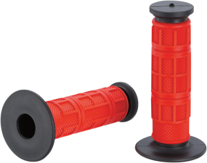 MOOSE RACING Qualifier Grips Black, Red 