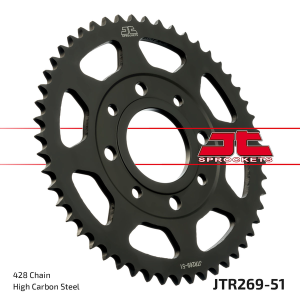 JT SPROCKETS Rear Sprocket Black 