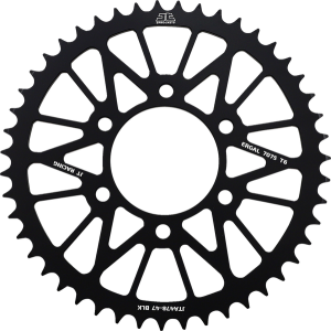 JT SPROCKETS Racelite Aluminum Rear Sprocket Black 